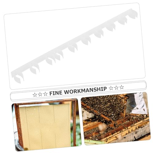 10Pcs Beehive Spacing Strip Durable Plastic Frame Spacers for Beekeeping Essential Tool for Honeycomb Assembly Convenient Beehive Supply for Beekeepers