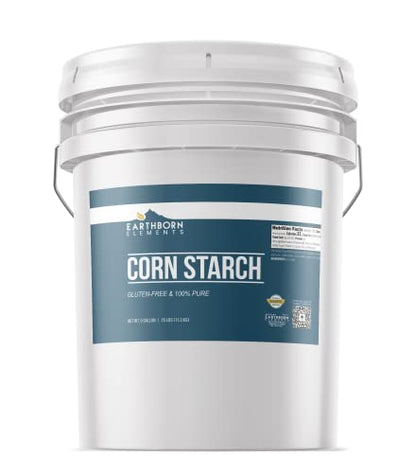 Earthborn Elements Citric Acid and Corn Starch Bundle, 5 Gallon Buckets, Food Safe, Food Additive