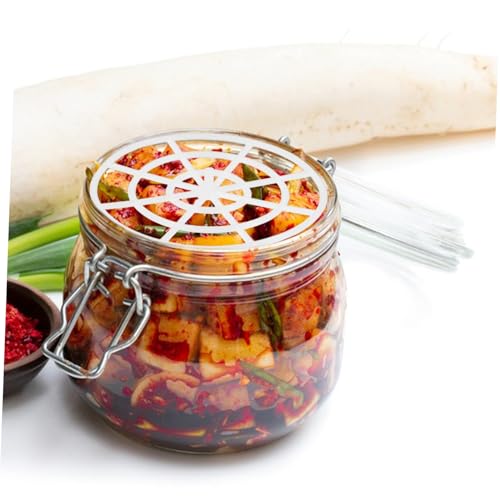 5Pcs Wide Mouth Fermenting Jar Press Weight Versatile Mesh Tool for Pickling and Fermenting Sturdy Accessory for Kitchen and Outdoor Use