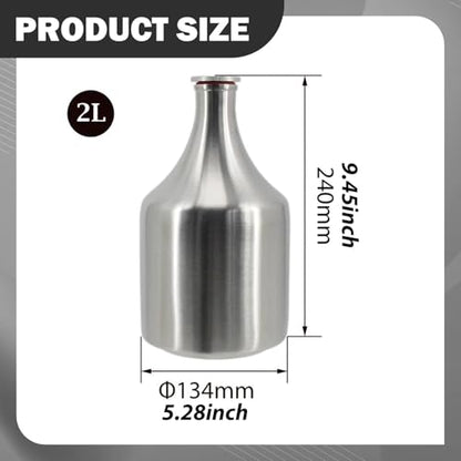 Stainless Steel Beer Growler Keg Sturdy Lightweight,Home Accessories