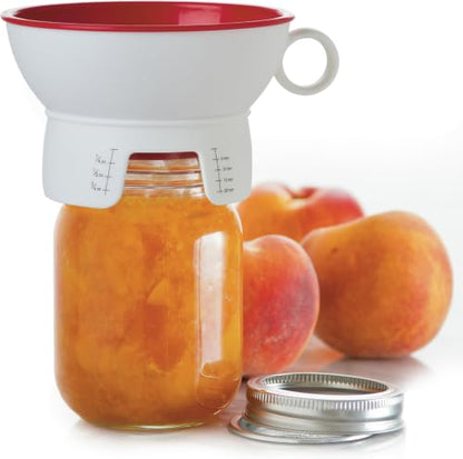 PrepWorks Canning Funnel for Easy, Mess-Free Canning and Pouring into Jars (Pack of 12) - size: funnel (Pack of 12)