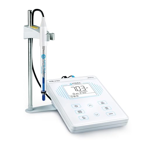 Apera Instruments PH700-HT Benchtop Lab pH Meter for High-Temperature Liquids (up to 130˚C) and/or Caustic Water Solutions - style: High Temperature