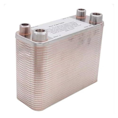 20/30/60 Plates Heat Exchanger Wort Chiller Cooler SUS 304 Stainless Steel For wort Cooling(60 Plates 1/2 NPT+3/4 GH) - size: 60 Plates 1/2 NPT+3/4 GH
