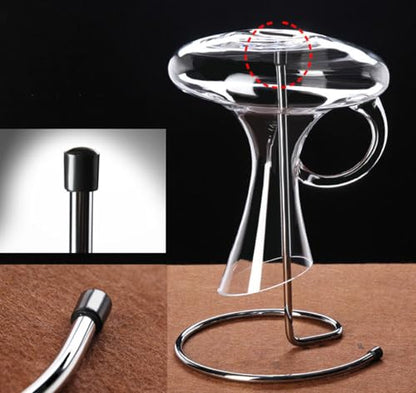 Decanter Dryer Drainer Stand Rack for Glass Wine Decanter (Rack Type)
