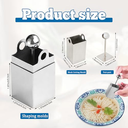 Tofu Press Stainless Steel, Tofu Cutter, Paneer Maker Stainless Steel, Practical Cooking Household Tool(Chrysanthemum shape)
