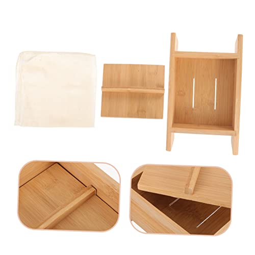 ABOOFAN Tofu Press Mold High Grade Wooden Cheese Maker Tool for Homemade Tofu and Cheese Pressing Smooth Edges Easy to Kitchen Accessory