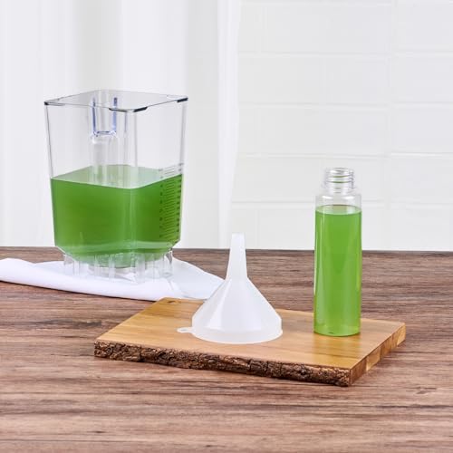 Restaurantware-Met Lux 8-ounce Plastic Funnel, 1 Plastic Funnel - Precise Spout, White Pouring Tool, Wide Spout, For Transferring Ingredients - size: 8 oz, style: Funnel