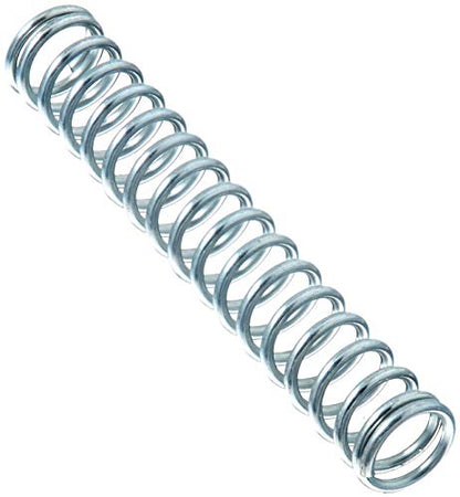 Prime-Line SP 9722 Compression Spring, Spring Steel Construction, Nickel-Plated Finish, 0.028 GA x 7/32 In. x 1-3/8 In. (4 Pack) - color: Nickel, size: 7/32 in. x 1-3/8 in.