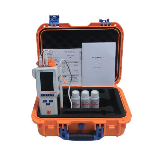 PH310F Digital pH Tester for Water Testing Portable pH Meter ±0.01pH Accuracy IP65 Waterproof USB GLP 500 Sets for Pool Aquarium Lab Drinking Water - style: High-Precision Field Model