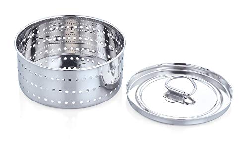 Stainless Steel Round Shape Paneer/Tofu/Cheese Maker Mould Machine Hard Presse Mold KIt For Paneer/Cheese Making (500ml) - size: Round_500ml