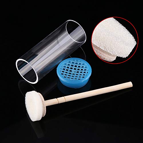 10Pcs Apiculture Bee Queen Marking Cage Bottle Box with Soft Plunger Marker Non-Toxic Beekeeping Equipment