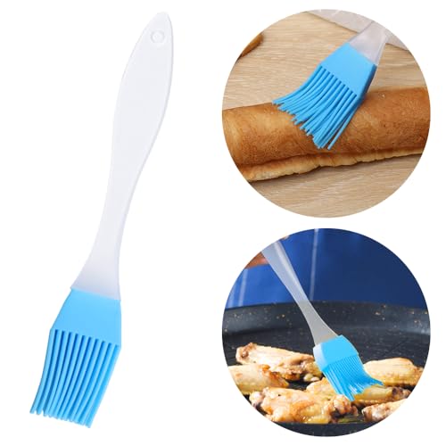 Food Silicone Barbecue Brushes Oil Temperature Resistant Household Kitchen Baking Pastry Oil Brush,summer BBQ,2.5 * 15cm (10pcs,Random color) - color: 10pcs,Random color