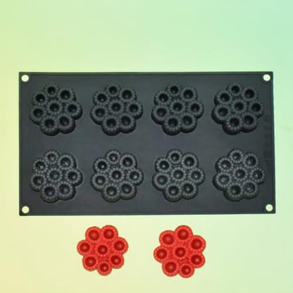 Cake Mold, Silicone Round Raspberry Molds for Mousse Cake, French Dessert, Candy, Soap, Resin Coaster, Non-Stick Baking Pan, Reusable Food Grade Silicone Mould (F_ Raspberry) - size: F_ Raspberry