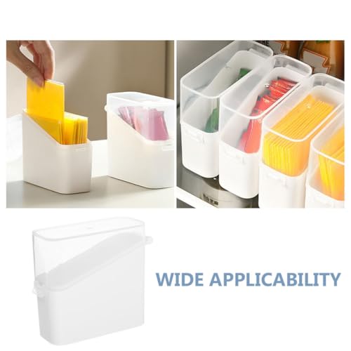 BESPORTBLE 2pcs Cheese Storage Boxes with Lids for Refrigerator, Food-grade Plastic Kitchen Containers for Fridge Cheese Organization and Preservation