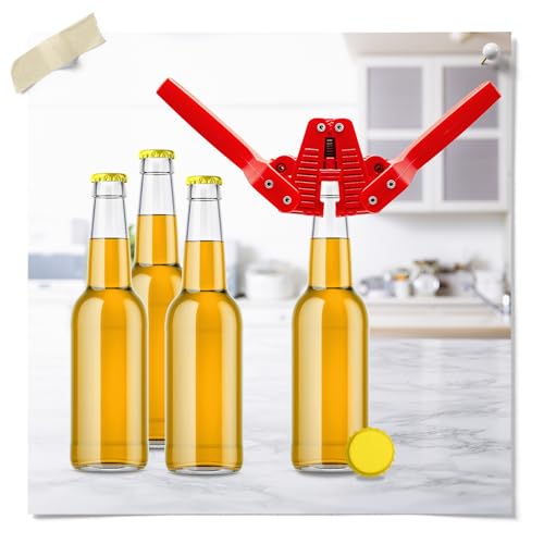 Fermentaholics Yellow Beer Bottle Caps - 144 Count Oxygen Absorbing Bottle Lids – 26mm Crown Caps for Homebrewing Beer, Cider, Soda, DIY Crafts and more – Fits Standard American Pry-Off Bottles