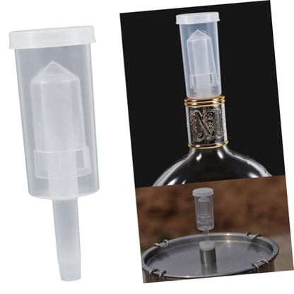 1 PC Homebrew Fermentor Exhaust Valve One Way Water Sealed Check Valve for Home Wine Cider and Beer Making Standard Fits Stoppers and Caps - size: 1 pcs