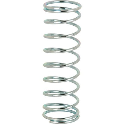 Prime-Line SP 9706 Compression Spring, Spring Steel Construction, Nickel-Plated Finish, 0.041 GA x 1/2 In. x 1-1/2 In. (2 Pack) - color: Nickel, size: 1/2 in. x 1-1/2 in.