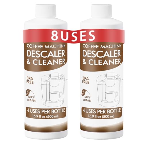 New England Stories 8 Uses Descaling Solution Compatible with Keurig - 33.8oz Coffee Machine Descaler, Espresso Coffee Maker Cleaner, Coffee Pot Limescale Remover - style: Descaling Solution for keurig
