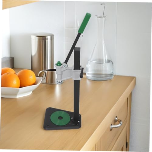 Angoily Manual Tabletop Bottle Capper Tool for Home Brewing and Soda Bottles, Heavy Duty Iron Construction with Adjustable Height for 26mm/29mm Caps, Stable Base and Easy Cleaning,