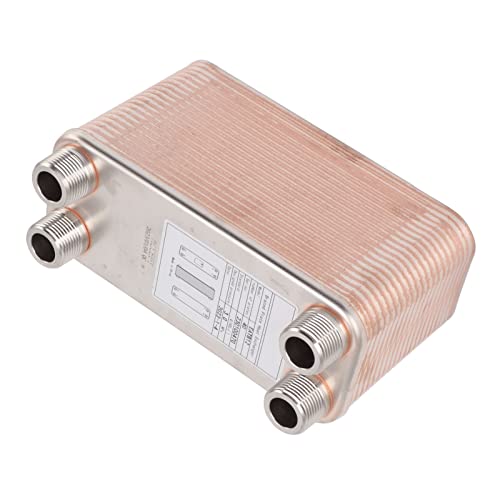 Plate Heat Exchanger Cooler Chiller Condenser Evaporator Brazed Compact Chiller Cooler Refrigerator Cooler for Chill Cooler Dish Plate Cooler Fridge Wort Chillers