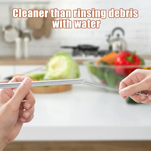 4PCS Tube Cleaner Brush 39 Inches Extra Long Straw Cleaner Brush with Soft Nylon Bristle for Cleaning Straw, Kegerator, Feeding Tube, Line, and Pump - color: 4pcs-white