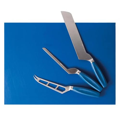 BOSKA Premium Soft Cheese Knife Blue - Professional Cheese Cutter - 140 Mm - Cheese Knife - Full Tang - for Soft Cheese - Premium Quality - HACCP Knife - 1896 Collection - color: Blue, size: Soft knife