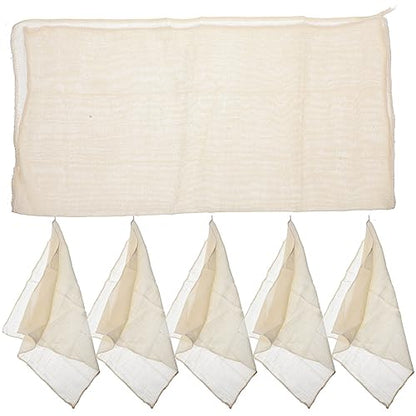 12 pcs Tofu Straining Cloth Reusable Cheesecloth Filter Kitchen Washable Muslin Tofu Nut Milk Cheese Making