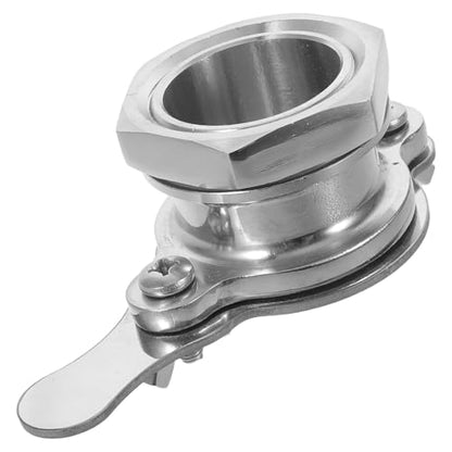 Ciieeo Stainless Steel Honey Extractor Spout with Gate Valve for Beekeeping Honey Bucket Sturdy Bee Hive Tap Silver Beekeeping Supplies Tool