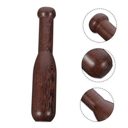 Garneck 1pc Wooden Pestle Sauerkraut Pounder - Hardwood Muddler Tool for Crushing - Grinding and Mashing Garlic Avocado and Spices 195cm Long Artisan Kitchen Essential