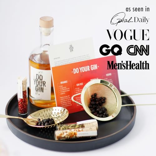 DO YOUR GIN | DIY Gin Making Kit with 12 Botanicals, Bottles & Recipes | Cocktail Making Kit | Gifts for Gin Lovers, Men & Women | Birthday, Father's Day & Christmas