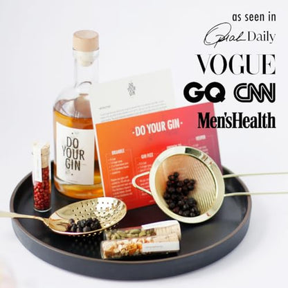 DO YOUR GIN | DIY Gin Making Kit with 12 Botanicals, Bottles & Recipes | Cocktail Making Kit | Gifts for Gin Lovers, Men & Women | Birthday, Father's Day & Christmas