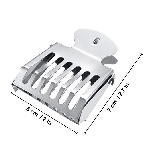 Beekeeping Bee Queen Cage Catcher Clips,3 Pack Stainless Steel Beekeeper Beekeeping Catching Tool Equipment