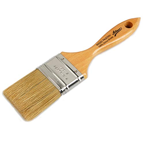 Ateco White, 2" Wide - size: 2" Wide, style: White Boar Bristle