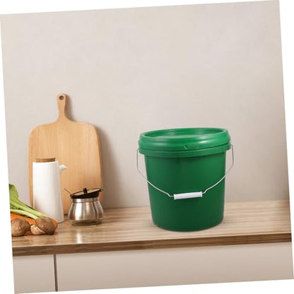LABRIMP Plastic Fermentation Bucket Lid Food Grade Fermenting Pail for Home Brewing Wine and Beer Portable Fermenter for Wine