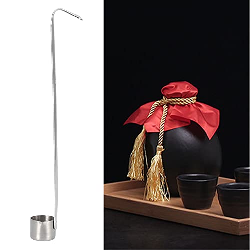 Stainless Steel Wine Ladle Dipper Measure Spoon with Hook for Kitchen(3#) - size: 3#