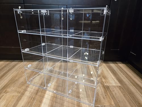 Commercial Retail Display for Mini Sampler 50ml Liquor Shot Airplane Bottles (Assembly Needed) Nips Rack Also Any Other Point of Sale Items 12 Section - color: no dividers