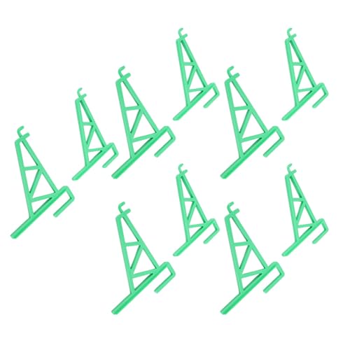 ANGGREK Beehive Frame Holder Grip, Beehive Inspection Bracket Lightweight Sturdy 10pcs for Honey Harvesting (Green) - color: Green