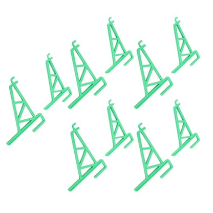 ANGGREK Beehive Frame Holder Grip, Beehive Inspection Bracket Lightweight Sturdy 10pcs for Honey Harvesting (Green) - color: Green