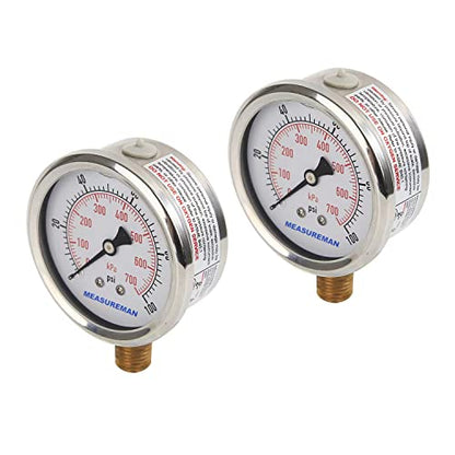 MEASUREMAN 10 Pack Gray Silicone Oil Seal Plug, Rubber Oil Cap for Liquid Filled Pressure Gauge