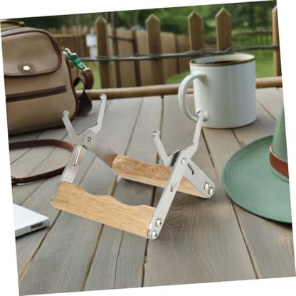 Operitacx 3pcs Beekeeping Frame Grip Stainless Steel and Wood Beehive Frame Holder for Honey Harvesting and Inspection Easy Operation Minimizing Disturbance for Professional Beekeepers
