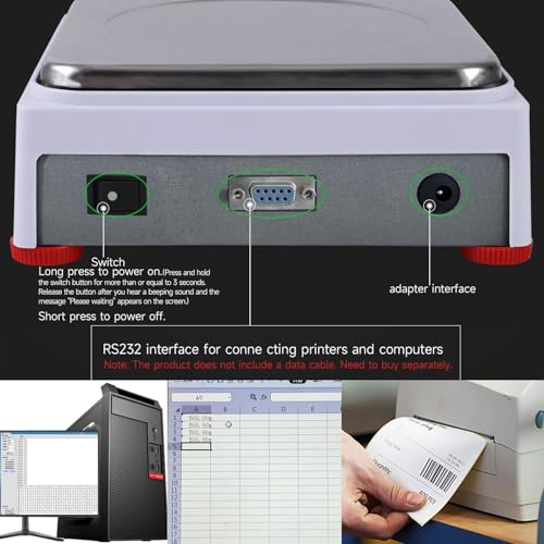 5kg x 0.01g Smart Lab Analytical Balance - 5 Modes, 19 Units & Custom Units - size: 5000 g/0.01 g (6 Weighing Functions)