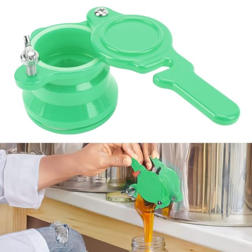 2PCS Honey Gate Valve, Leak Proof Honey Extractor Tap, Beekeeping Equipment Bee Hive Tool for Beekeeper, Bottling Buckets, Jars (Green) - color: Green