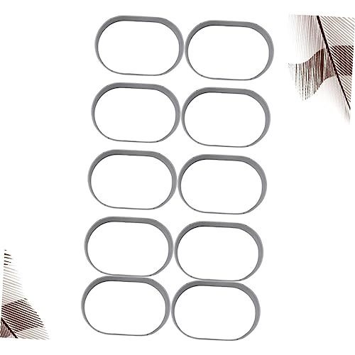 KICHOUSE 10pcs Stainless Steel Cheese Molds for Diy Baking Candy Making Creative Cake Mold for Home Professional Use - color: Silver