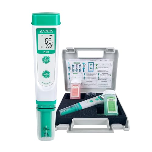 APERA INSTRUMENTS AI209 Value Series PH20 Waterproof pH Tester Kit, ±0.1 pH Accuracy - style: Regular Kit