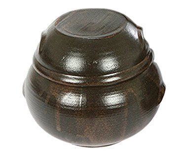 16.23ounce(480cc) Korean Traditional Table Earthenware Cute Small Size Pottery Pot Jar with Lid