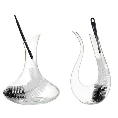 ALINK 16 inch Extra Long Black Bottle Cleaning Brush Cleaner for Washing Narrow Neck Beer/Wine/Thermos, Sport Well/Brewing Bottles/Hummingbird Feeder - color: Black