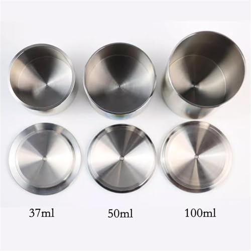 Paint Density Specific Gravity Cup, Stainless Steel Paint Coating Density Specific Gravity Cup Densimeter Liquid Pycnometer for Paintwork,Emulsion.(50ml) - color: 50ml