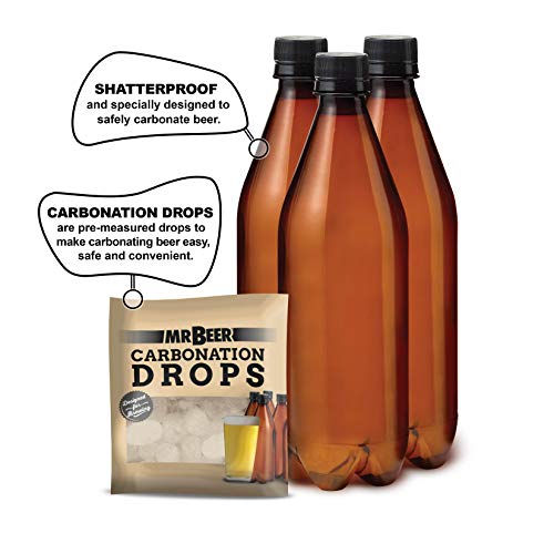 Mr. Beer - Craft Beer Making Kit 4 Gallon Complete DIY Home Brew Set Everything Included, Bottles, Refills Brew in 30 Minutes - color: Bonus Kit, size: 4 Gallon