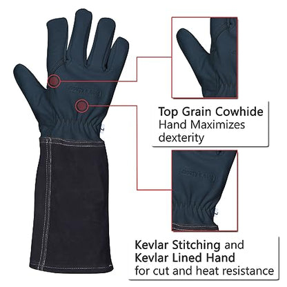 Suse's Kinder Welding Gloves Mig Tig Available in Sizes: XS, Small, Medium, Large, Xl, XXL, XXXL - color: Black, size: X-Large