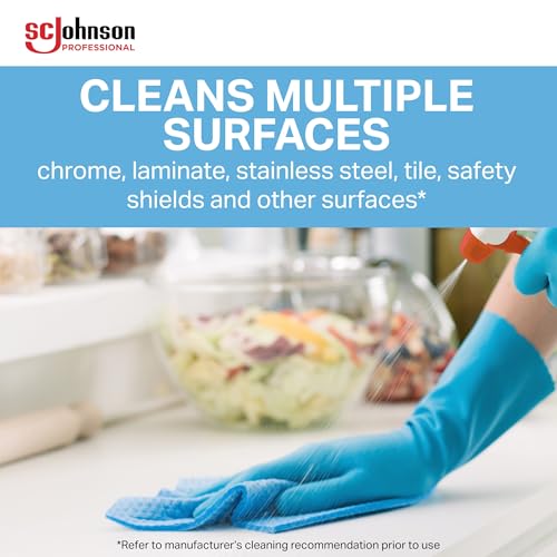SC Johnson Professional Windex Glass and More Multi-Surface Cleaner, Windex Glass Cleaner Refill, Multi Surface Cleaner, 128 fl. oz. Bottles, 4 Count, for Professional Use Only - size: 128 Fl Oz (Pack of 4)